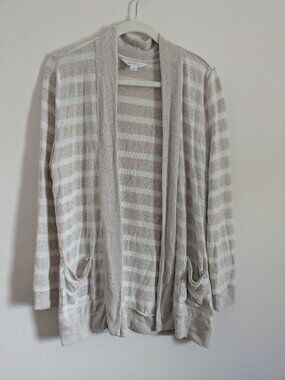 Market & Spruce Striped Cardigan Sweater